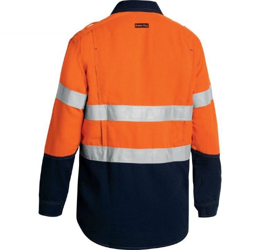 Picture of Bisley, Tencate Tecasafe® Plus 580 Hi Vis Lightweight FR Vented Shirt